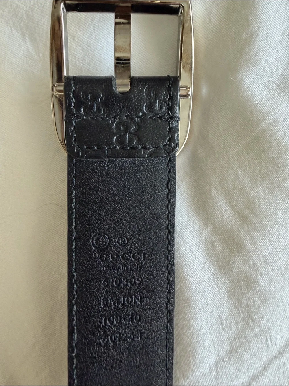 Gucci leather belt